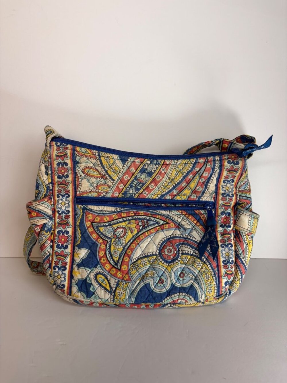 Vera Bradley Marina Paisley Patterned 2013 Crossbody Purse Adjustable Strap